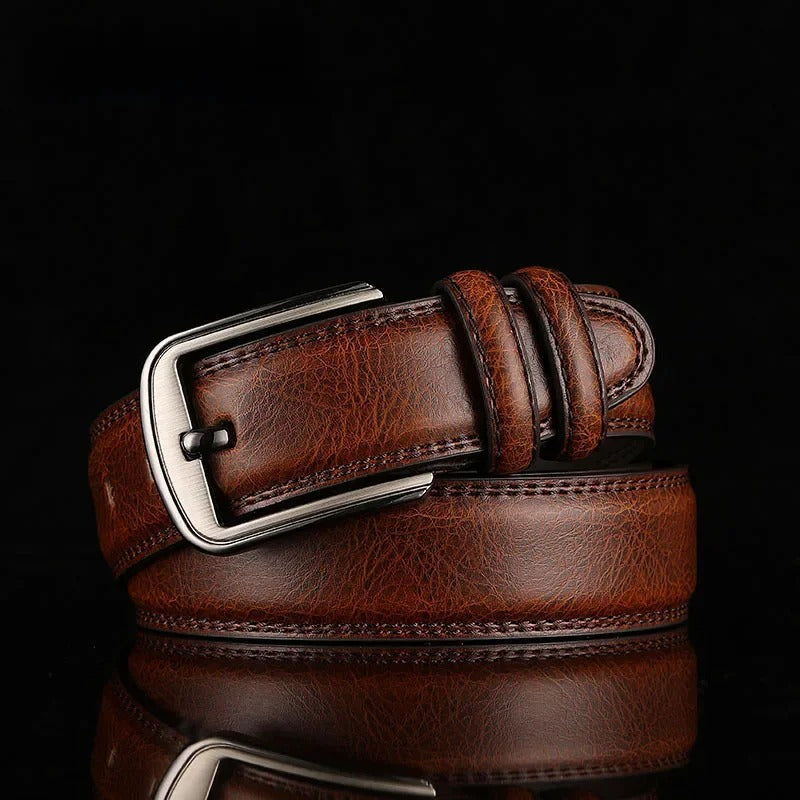 Stalwart 100% Cowhide Belt