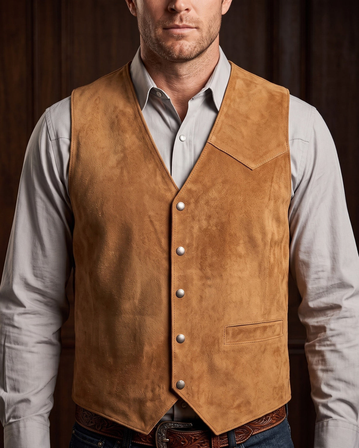 Holden Suede Western Gilet