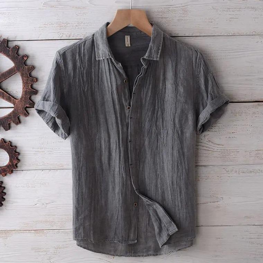 Bexley Crinkled Linen Shirt