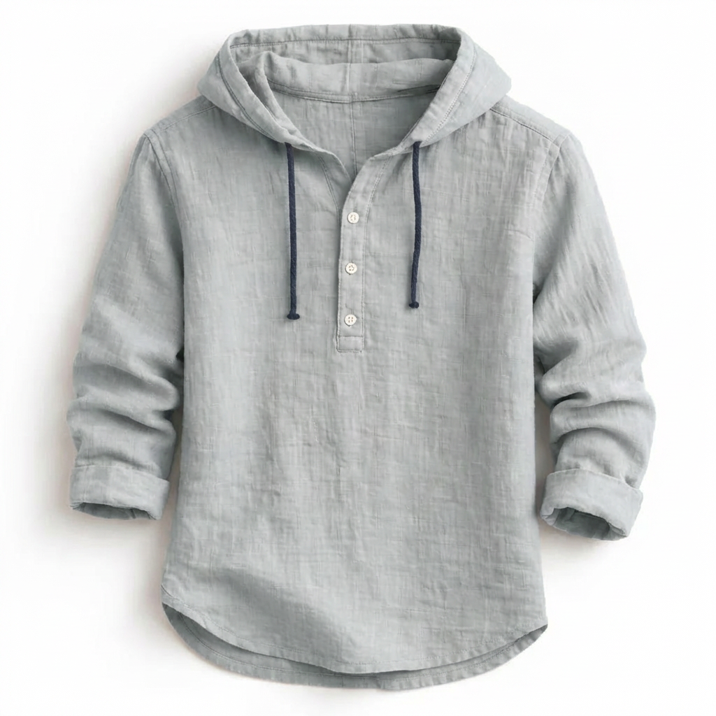The Coastal Linen Hoodie