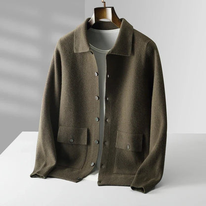 Maurizio Cashmere Button Jacket