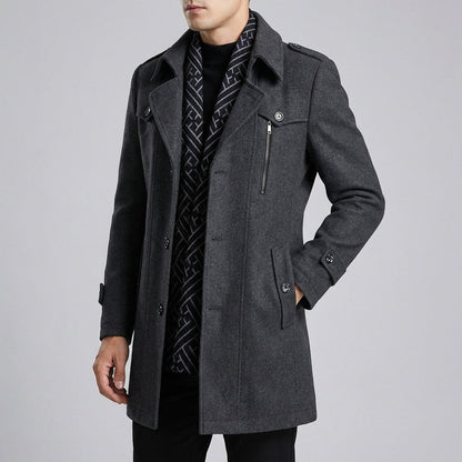 Alessandro Wool-Blend Scarf Coat