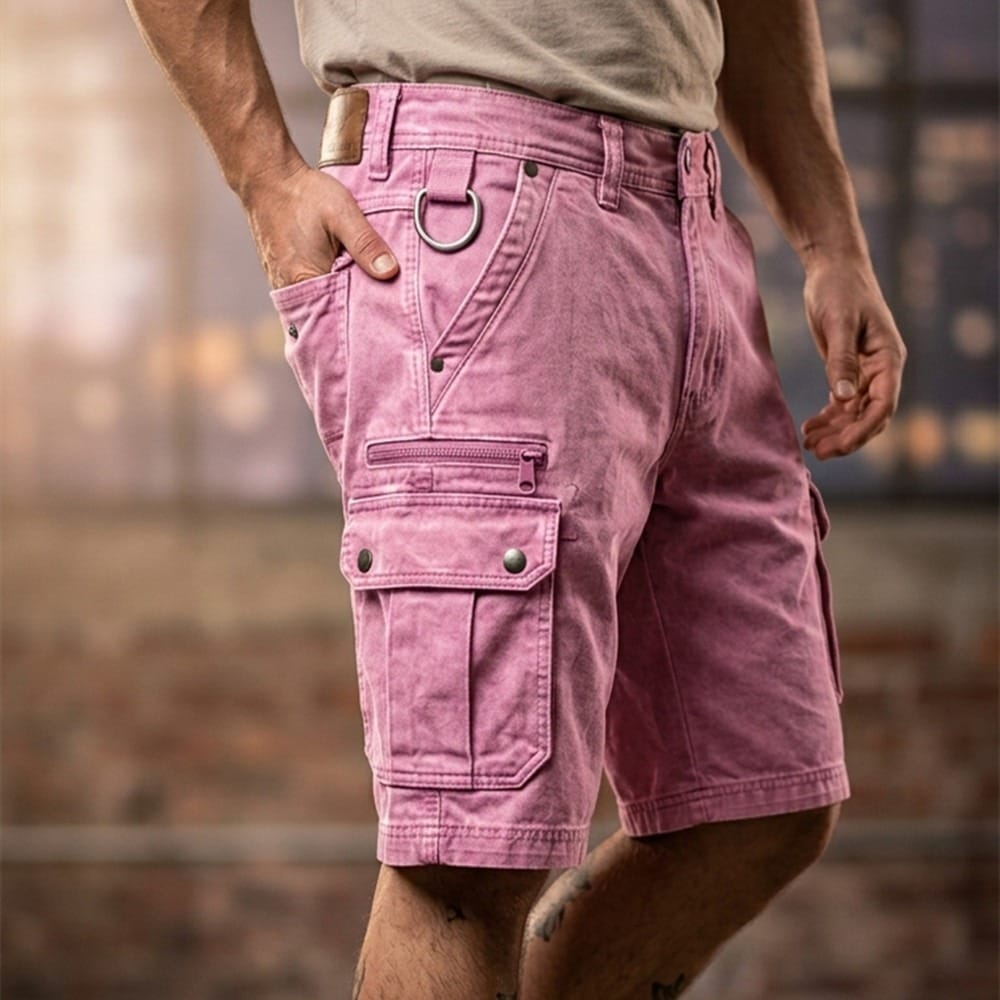 Ashdown Cargo Denim Shorts