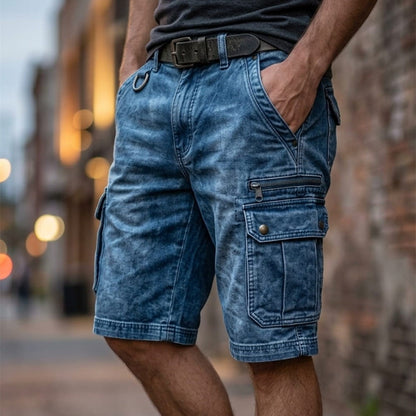 Ashdown Cargo Denim Shorts