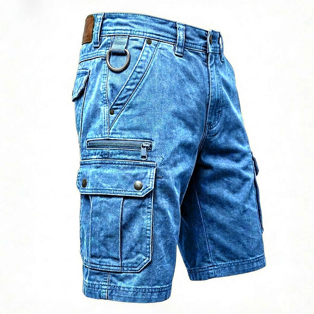 Ashdown Cargo Denim Shorts