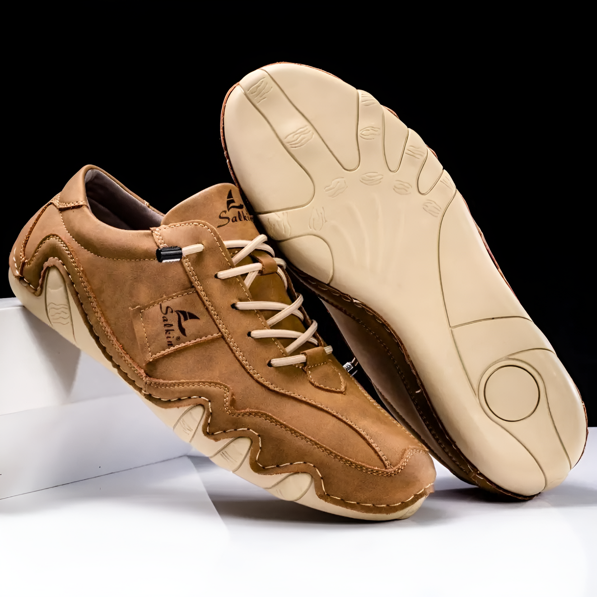 Beckett Everyday Leather Trainer