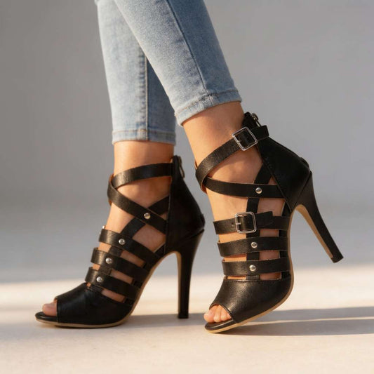 Esme Cross Strap Heels