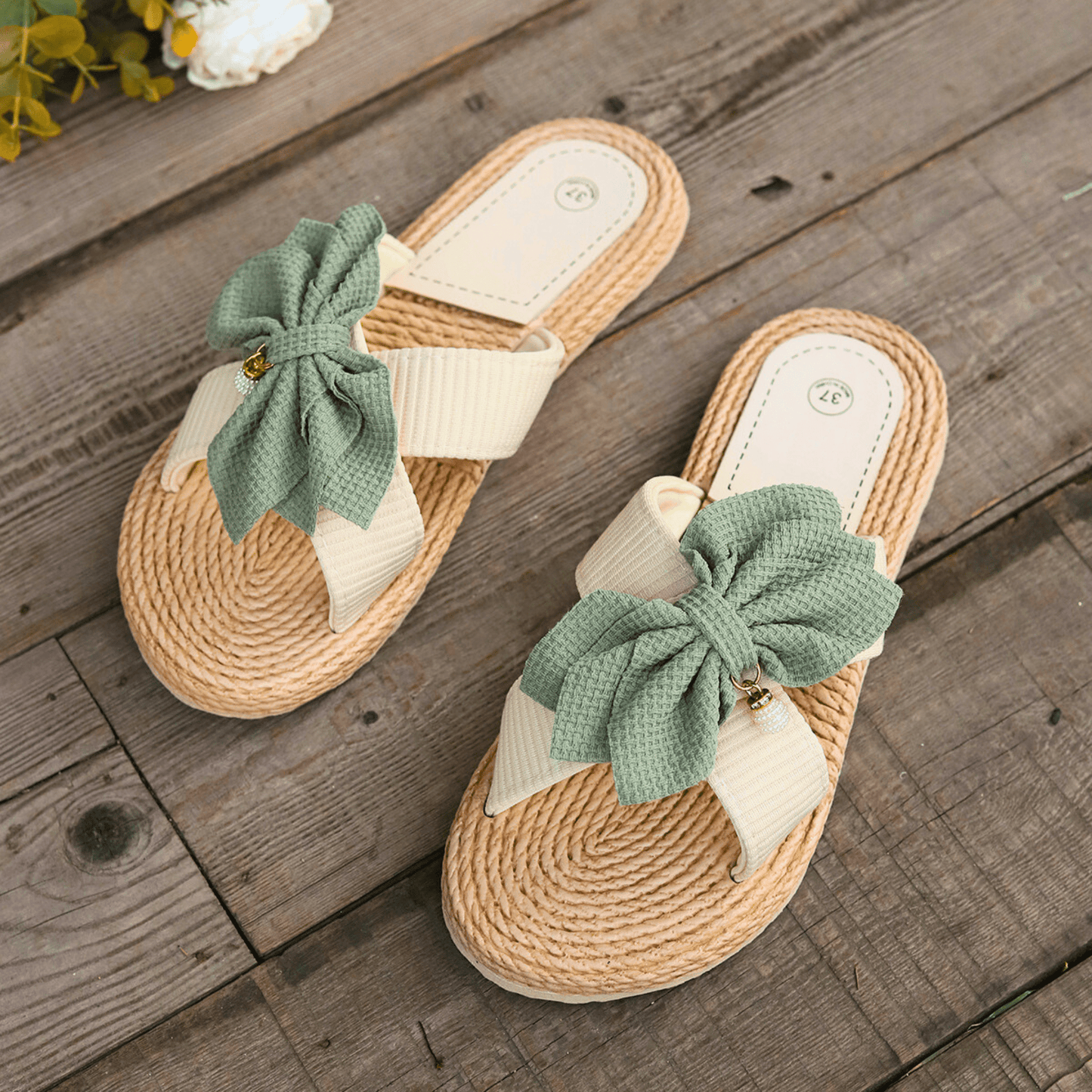 Blossom Bow Sandals