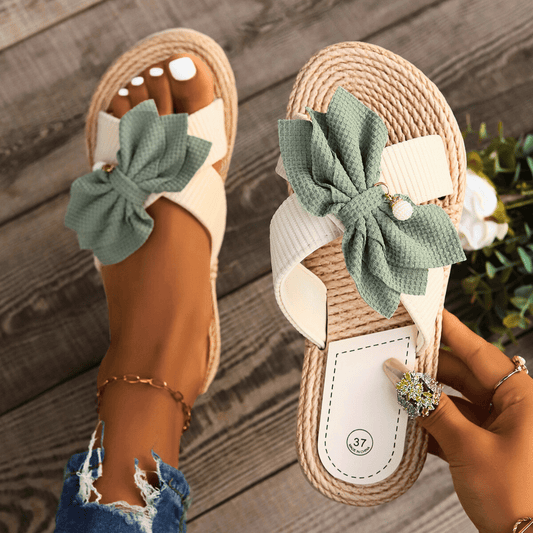 Blossom Bow Sandals