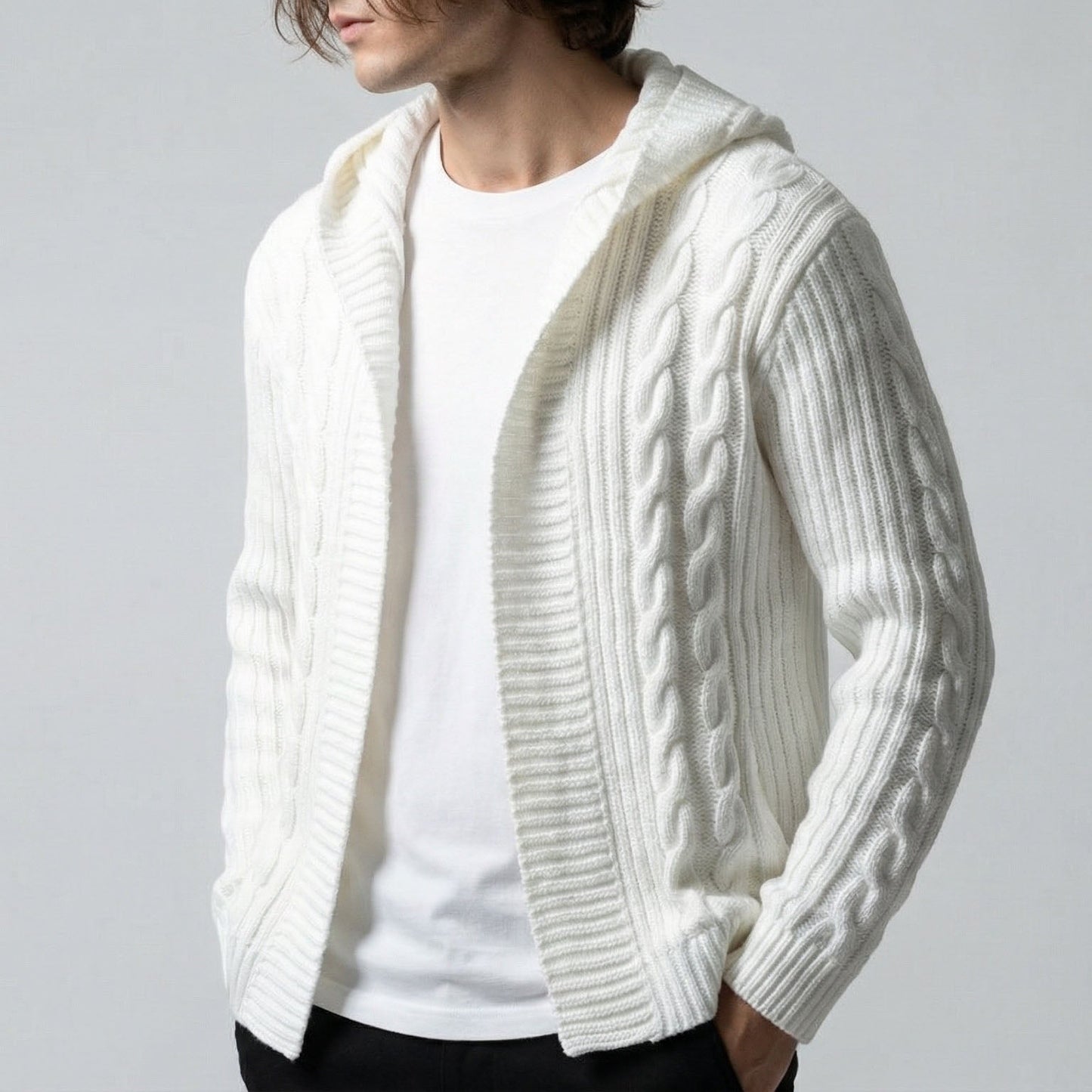 Bianca Knit Hooded Cardigan