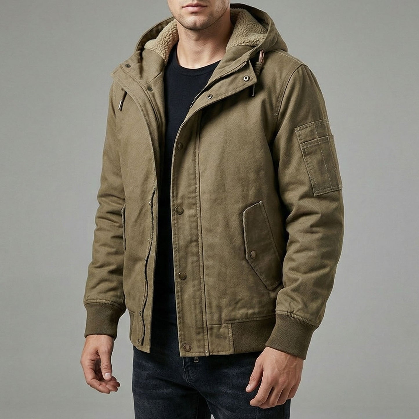 Matteo Lined Hooded Jacket