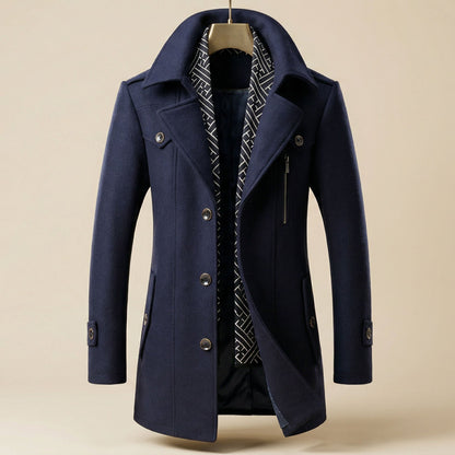 Alessandro Wool-Blend Scarf Coat