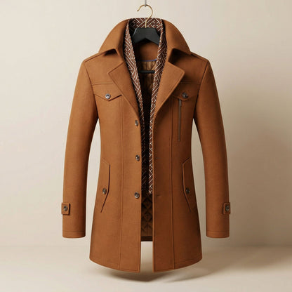 Alessandro Wool-Blend Scarf Coat