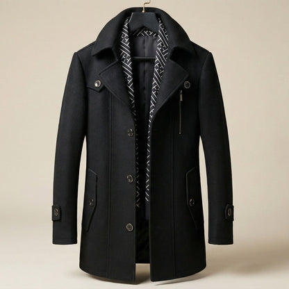 Alessandro Wool-Blend Scarf Coat