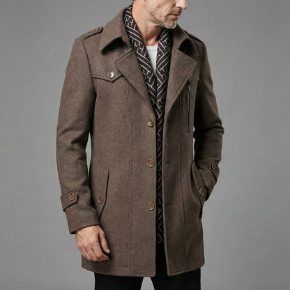 Alessandro Wool-Blend Scarf Coat