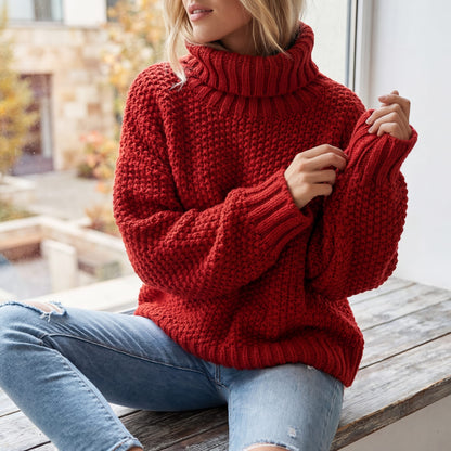 Valeria Cotton Turtleneck Knit