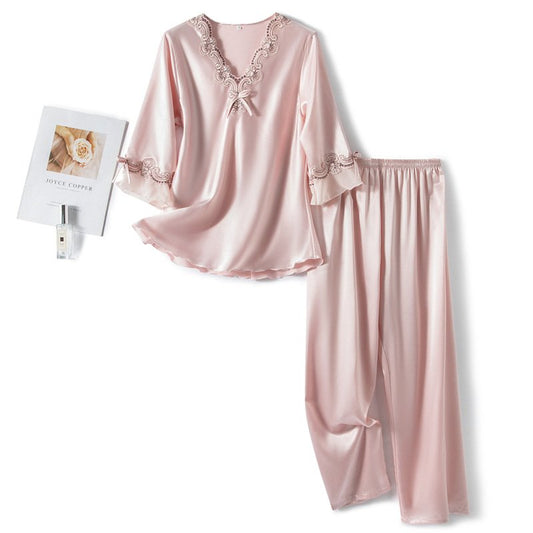 Cleo Satin Lounge Set