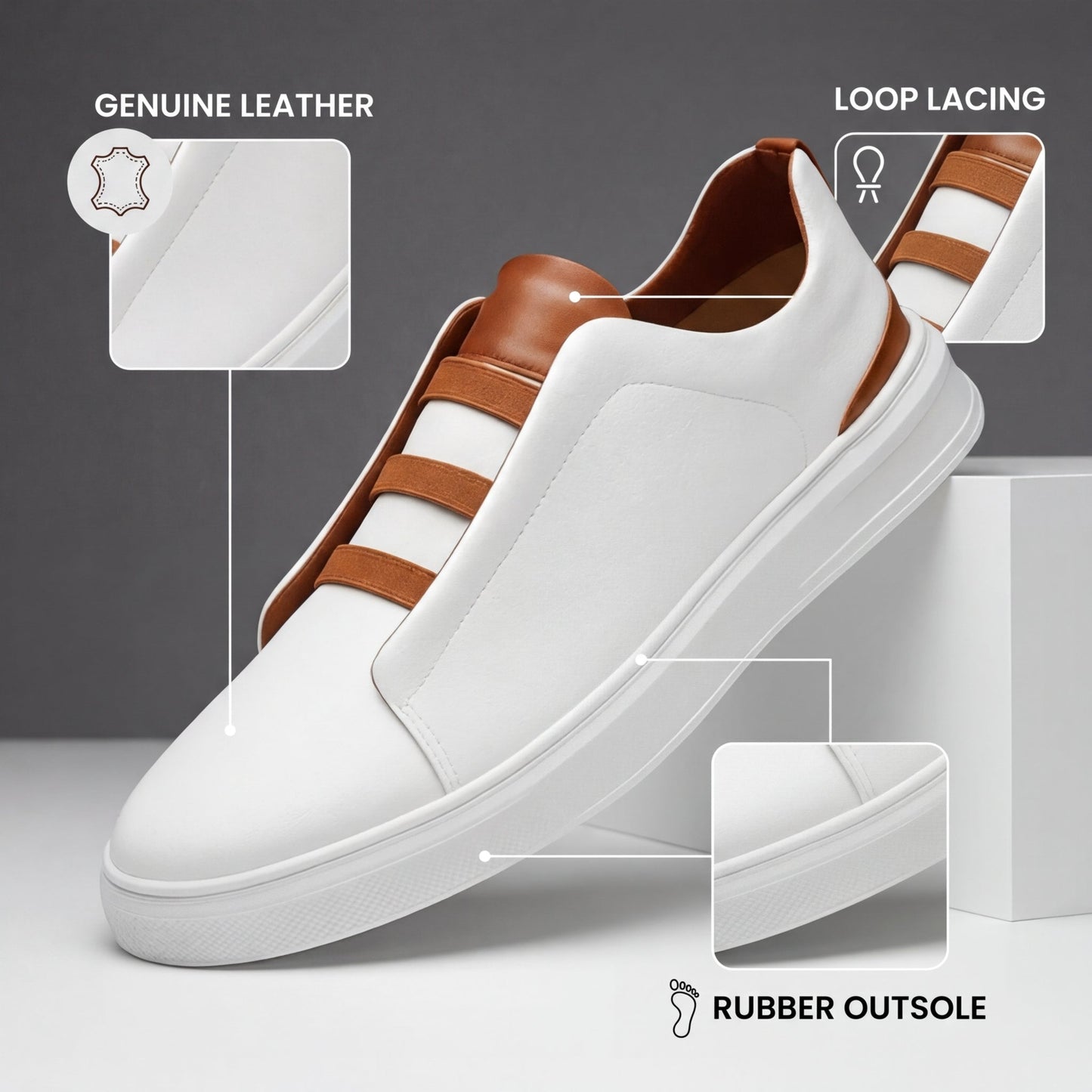 Notting Hill Leather Trainers