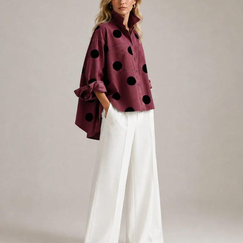 Dotty Denim Overshirt
