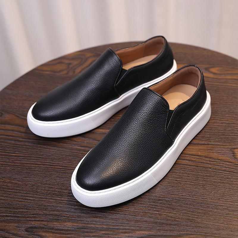 Nico Leather Slip-On Sneakers