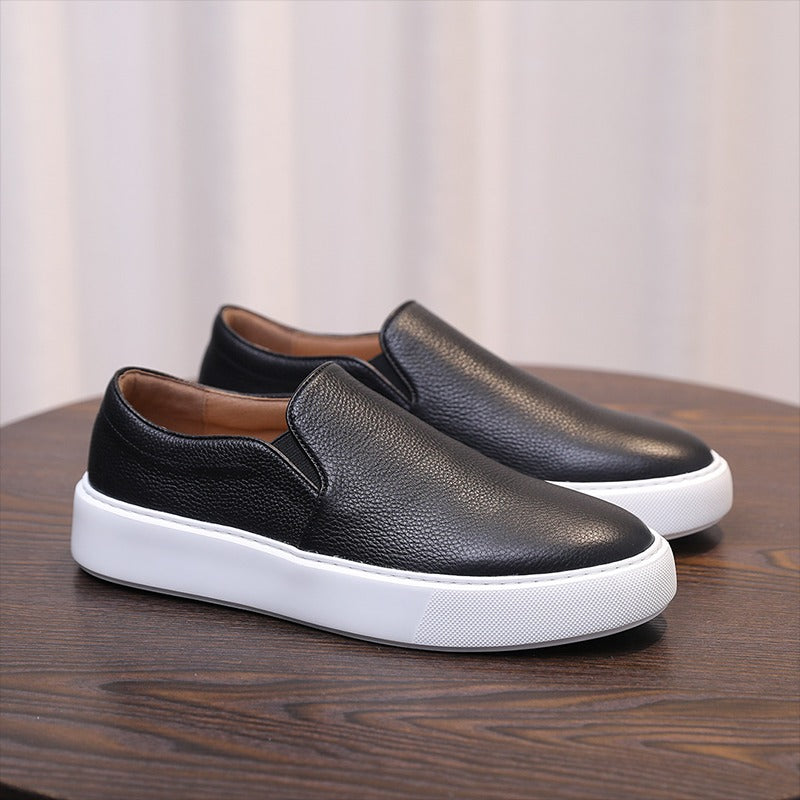 Nico Leather Slip-On Sneakers