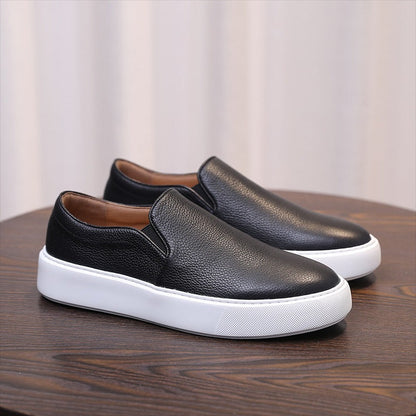Nico Leather Slip-On Sneakers