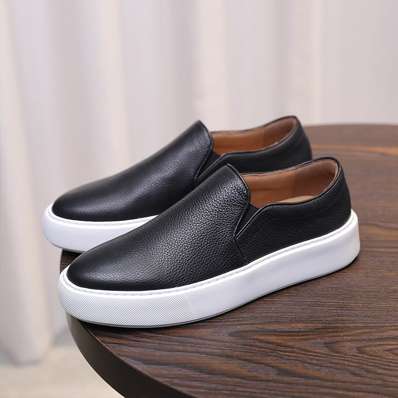 Nico Leather Slip-On Sneakers
