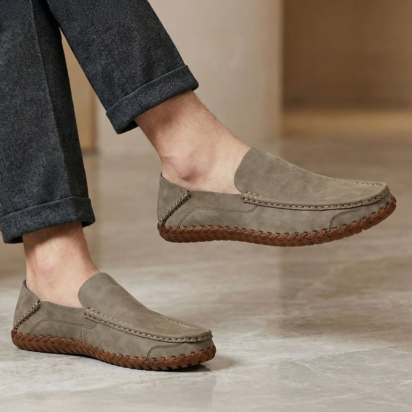 Sandro Leather Casual Moc